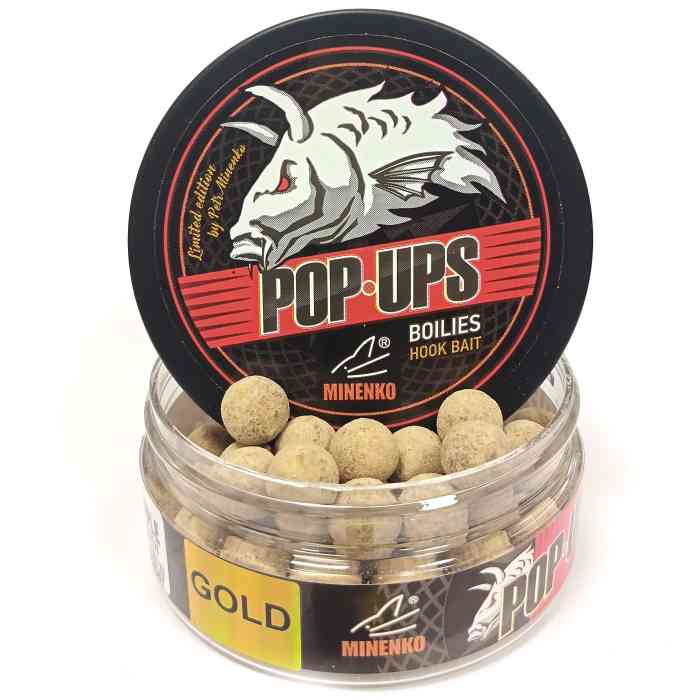 Бойлы плавающие POP-UP GOLD  в обсыпке   PINEAPPLE GOLD (АНАНАС) 12 мм