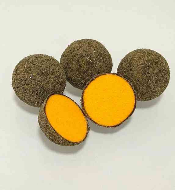 Бойлы плавающие POP-UP GOLD в обсыпке ORANGE PLUM (ОРАНЖЕВАЯ СЛИВА) 12 мм