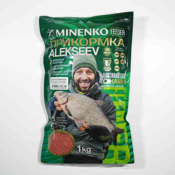 Прикормка  рыболовная FEEDER ALEKSEEV «Клубничный бисквит»