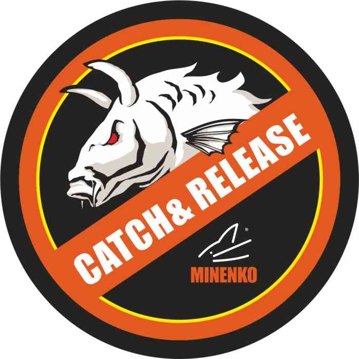 Наклейка MINENKO «CATCH & RELEASE»