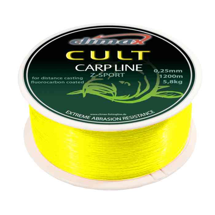 Купить Купить Леска Climax CULT Carp Line Z-Sport fluo-yellow 0.25мм