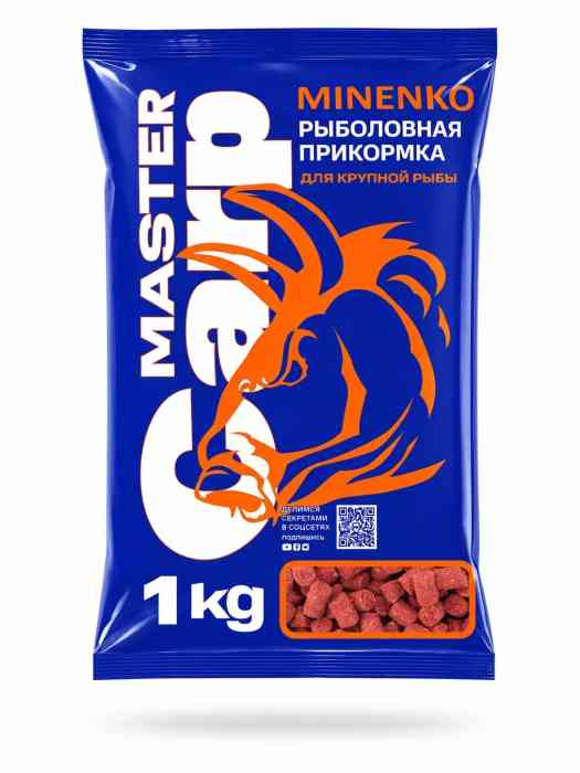 Пеллетс MINENKO Master Carp Клубника 5мм