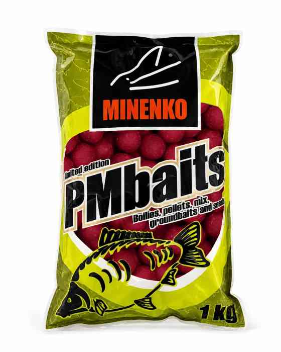 Бойлы варёные MINENKO КИСЛАЯ ВИШНЯ 20мм (1кг)